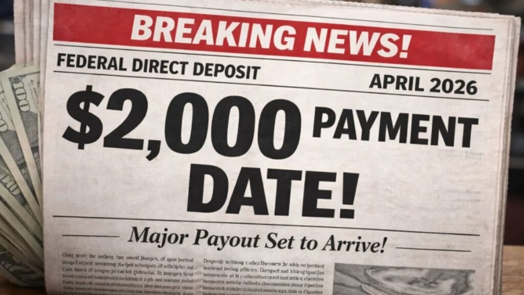 $2,000 Federal Direct Deposit